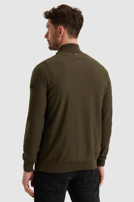 PME legend half zip collar cotton